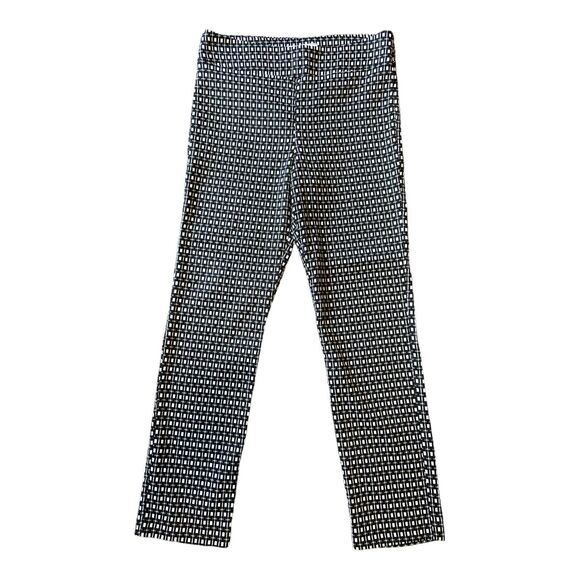 Margaret M‎ Slimming Pants- Size Medium M Black and White EUC - Picture 1 of 5